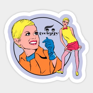 Twiggy Sticker